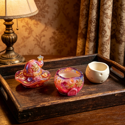 Witch Hat Round Storage Jar Resin Mold