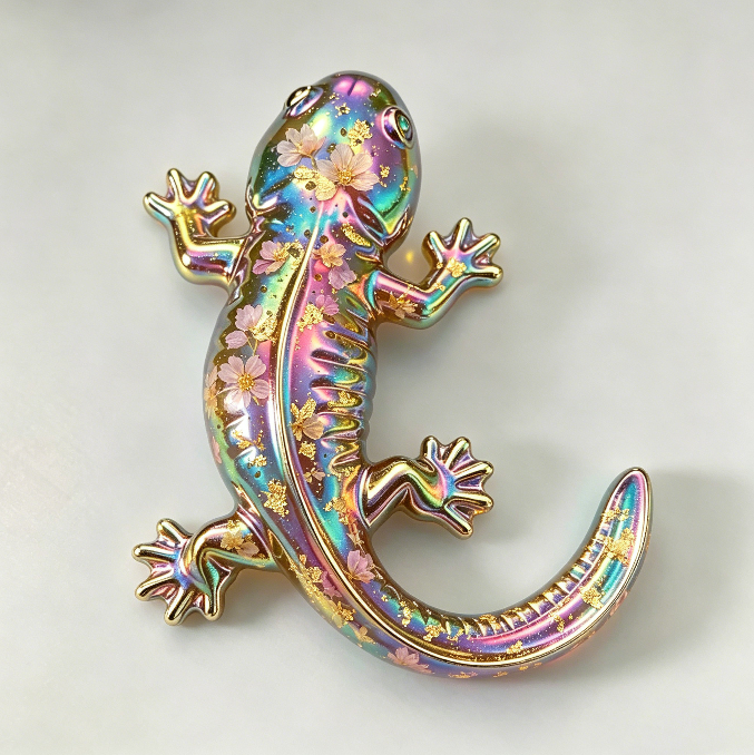 Cute Axolotl Figurine Resin Mold