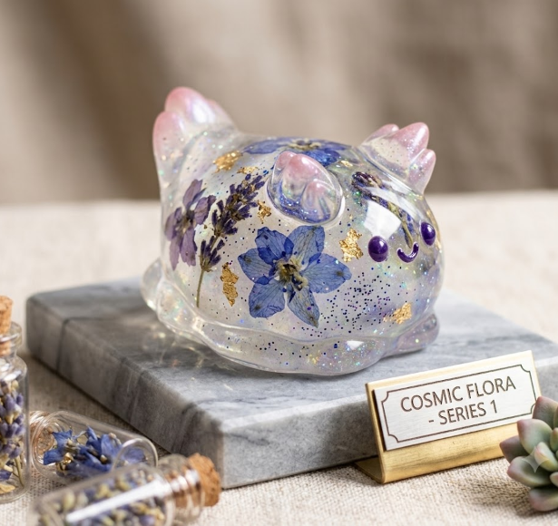 Handmade Large Cute Sea Slug Figurine Resin Mold