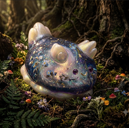Handmade Large Cute Sea Slug Figurine Resin Mold