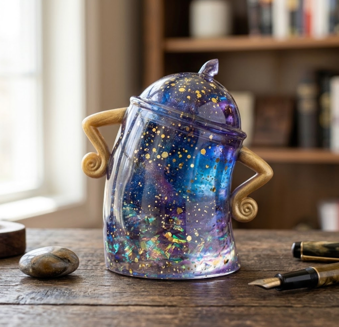 Handmade Attitude Storage Jar Resin Mold