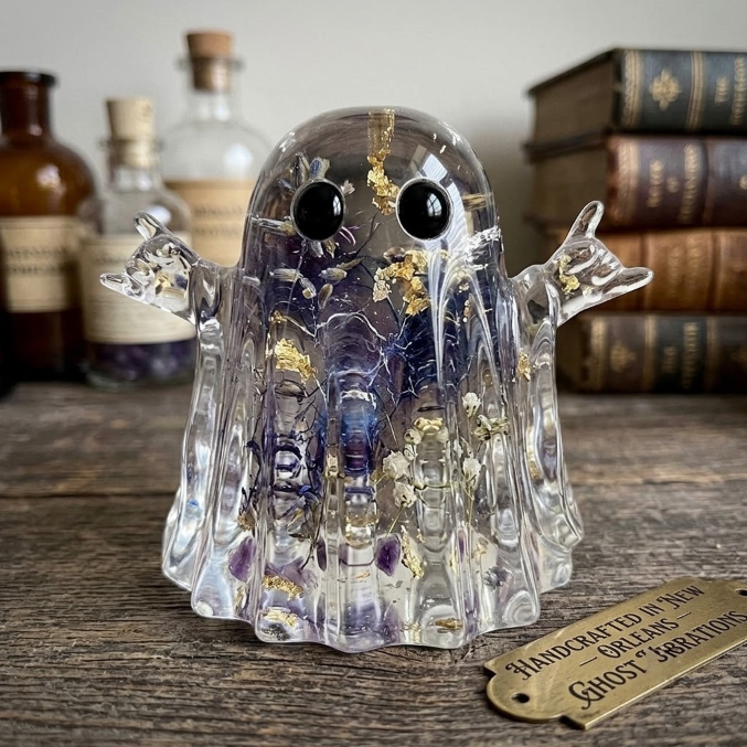 Rock Hand Ghost Figurine Resin Mold