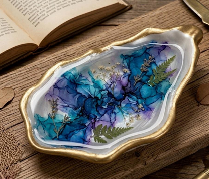 Oyster Shell Trinket Dish Resin Mold