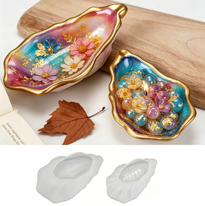 Oyster Shell Trinket Dish Resin Mold