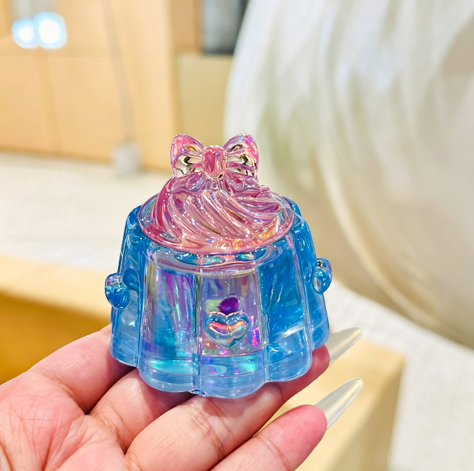 Handmade Cute Bow Ice Cream Pudding Jar Resin Mold