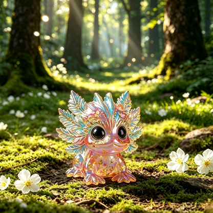 Cute Axolotl Figurine Resin Mold