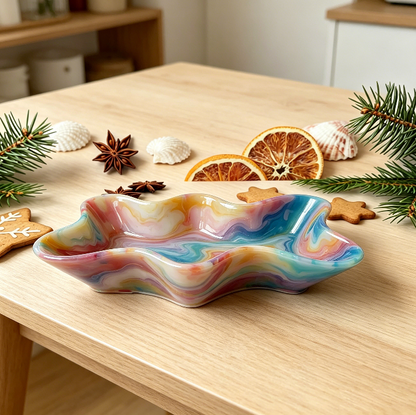 Large Wavy Tray Resin Mold