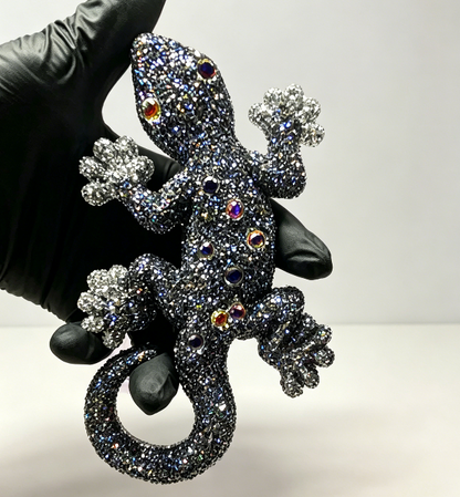 [VIP EXCLUSIVE] Handmade Diamond Lizard Figurine Resin Mold