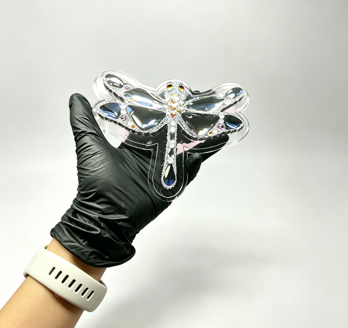 [VIP EXCLUSIVE]Handmade Diamond Dragonfly Figurine Resin Mold