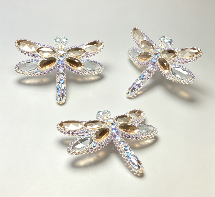 [VIP EXCLUSIVE]Handmade Diamond Dragonfly Figurine Resin Mold