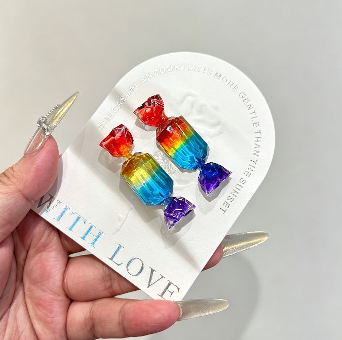 Handmade Diamond-Cut Candy Decorative Figurine Resin Mold