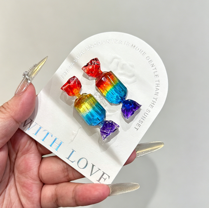 Handmade Diamond-Cut Candy Decorative Figurine Resin Mold
