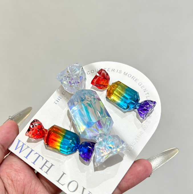 Handmade Diamond-Cut Candy Decorative Figurine Resin Mold