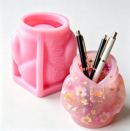 Hoodie &Cotton Jacket Pencil Holder Storage Resin Mold