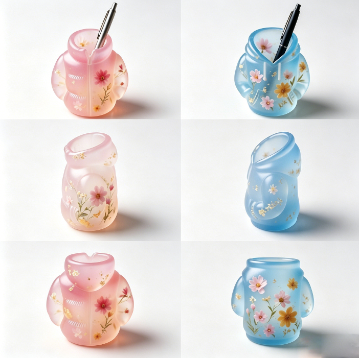 Hoodie &Cotton Jacket Pencil Holder Storage Resin Mold