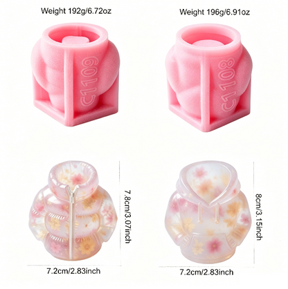 Hoodie &Cotton Jacket Pencil Holder Storage Resin Mold