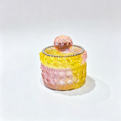 Handmade Diamond  Pudding Jar Resin Mold