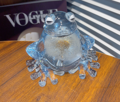Handmade Chubby Frog Figurine Resin Mold