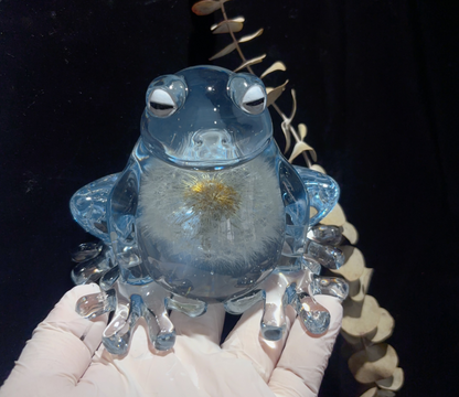 Handmade Chubby Frog Figurine Resin Mold
