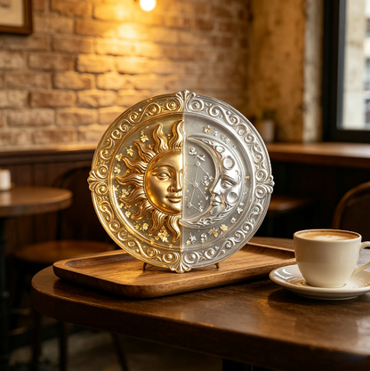 Sun & Moon Dish Storage Resin Mold