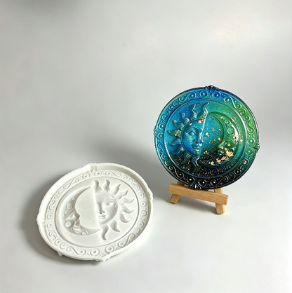 Sun & Moon Dish Storage Resin Mold