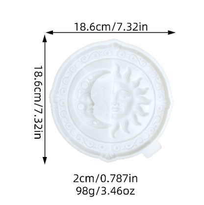 Sun & Moon Dish Storage Resin Mold