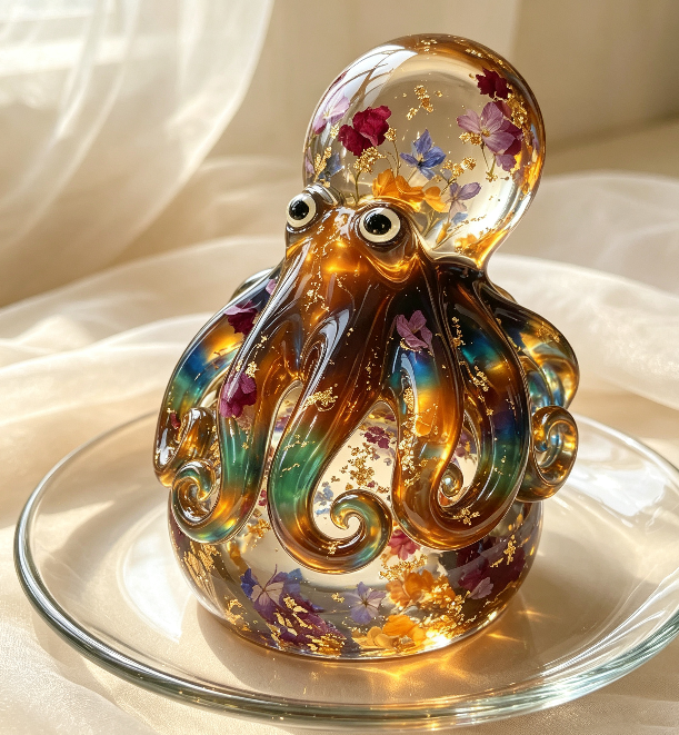 [VIP EXCLUSIVE] Handmade Octopus Ball Figurine Resin Mold