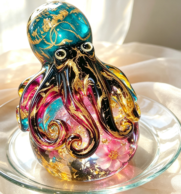 [VIP EXCLUSIVE] Handmade Octopus Ball Figurine Resin Mold