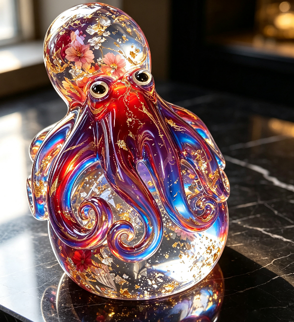 [VIP EXCLUSIVE] Handmade Octopus Ball Figurine Resin Mold