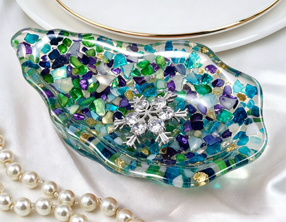 Oyster Shell Trinket Dish Resin Mold