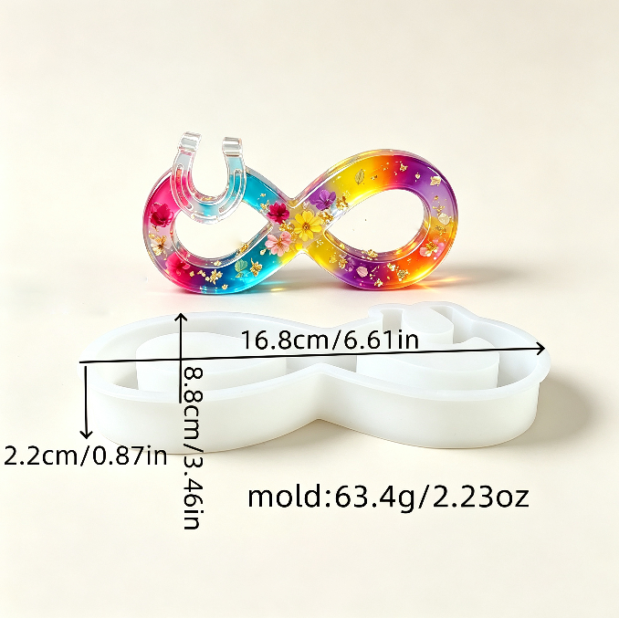 Horseshoe Infinity Figurine Resin Mold