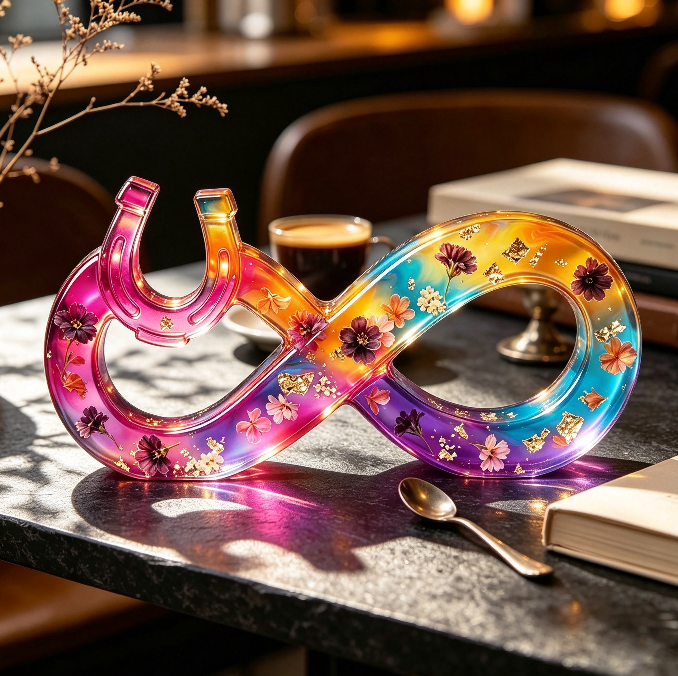 Horseshoe Infinity Figurine Resin Mold
