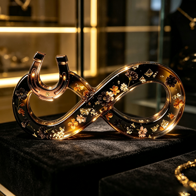 Horseshoe Infinity Figurine Resin Mold