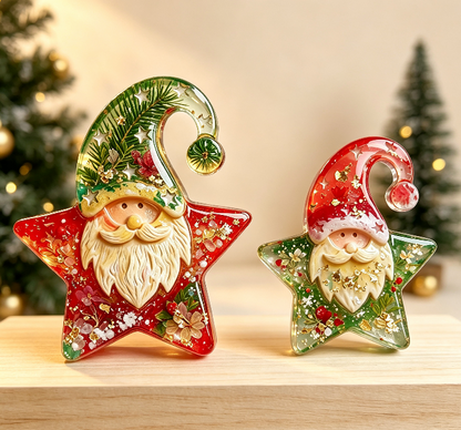 Star Santa Claus Ornament Resin Mold