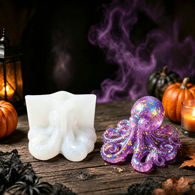 Octopus Figurine Resin Mold