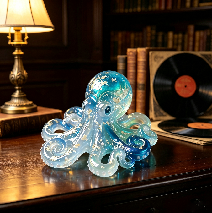 Octopus Figurine Resin Mold