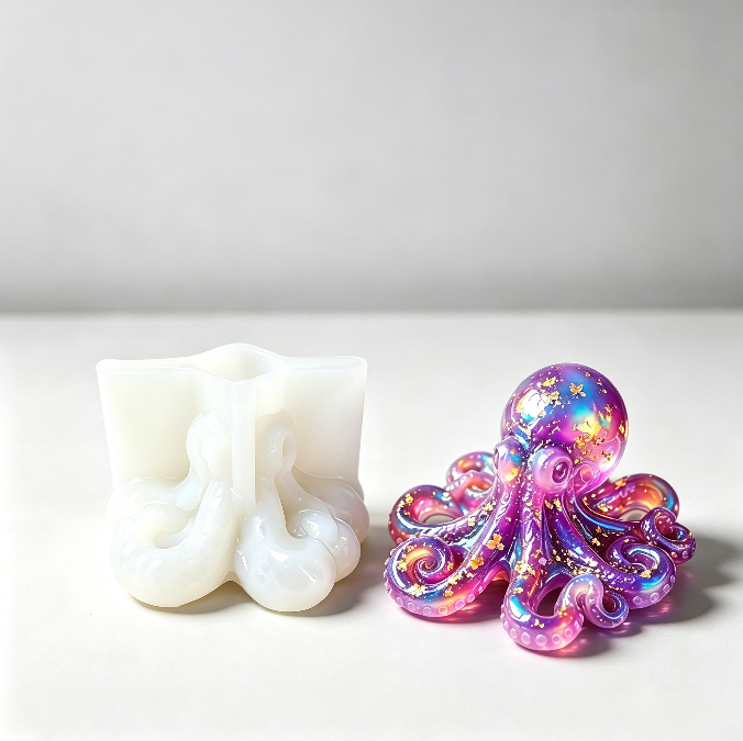 Octopus Figurine Resin Mold