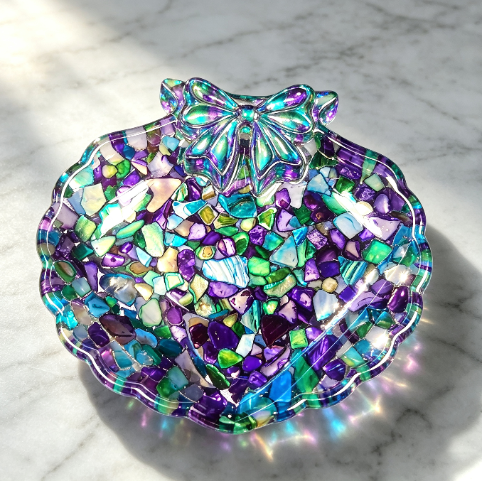 Bow Shell Storage Tray Resin Mold