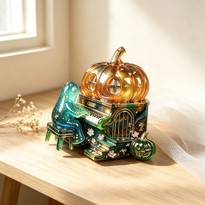 Ghost Playing Piano Figurine Resin Mold