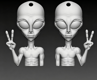 [VIP EXCLUSIVE] Handmade Alien Earring & Jewelry Decoration Resin Mold