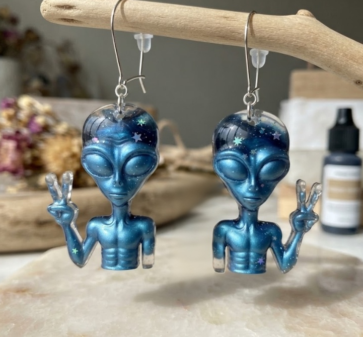 [VIP EXCLUSIVE] Handmade Alien Earring & Jewelry Decoration Resin Mold