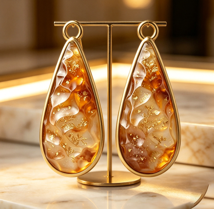 [VIP EXCLUSIVE] Handmade Water Ripple Earring & Jewelry Decoration Resin Mold