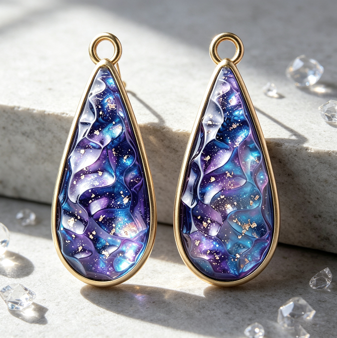 [VIP EXCLUSIVE] Handmade Water Ripple Earring & Jewelry Decoration Resin Mold