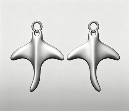 [VIP EXCLUSIVE] Handmade Cute Stingray Earrings Jewelry Resin Mold