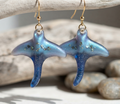 [VIP EXCLUSIVE] Handmade Cute Stingray Earrings Jewelry Resin Mold