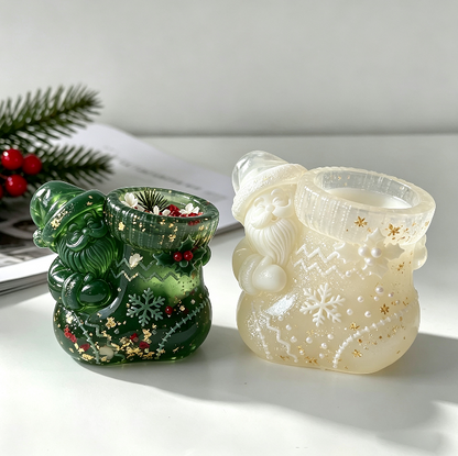 Santa Claus Stocking Storage Figurine Resin Mold
