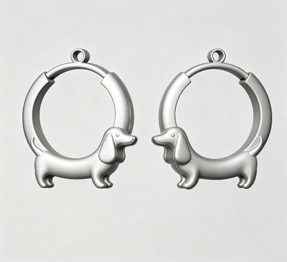 [VIP EXCLUSIVE] Handmade Cute Dachshund Earrings Jewelry Resin Mold
