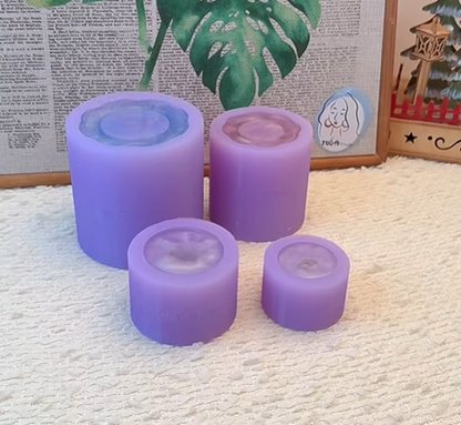 Handmade Melted Candle Storage Jar Resin Mold