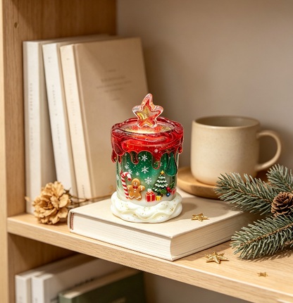 Handmade Melted Candle Storage Jar Resin Mold