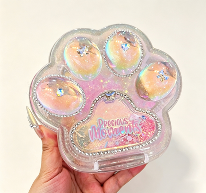 Handmade Cat Paw Shape Flip-Top Box Storage Resin Mold
